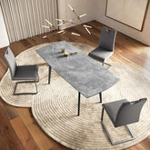 Vera 120 - 180cm Matte Grey Ceramic Pull - out Extending Dining Table - Pendle Village Furniture